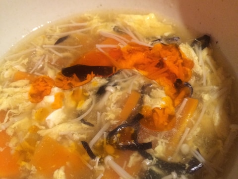 酸っぱさがやみつきになる‼︎サンラータンスープ☆